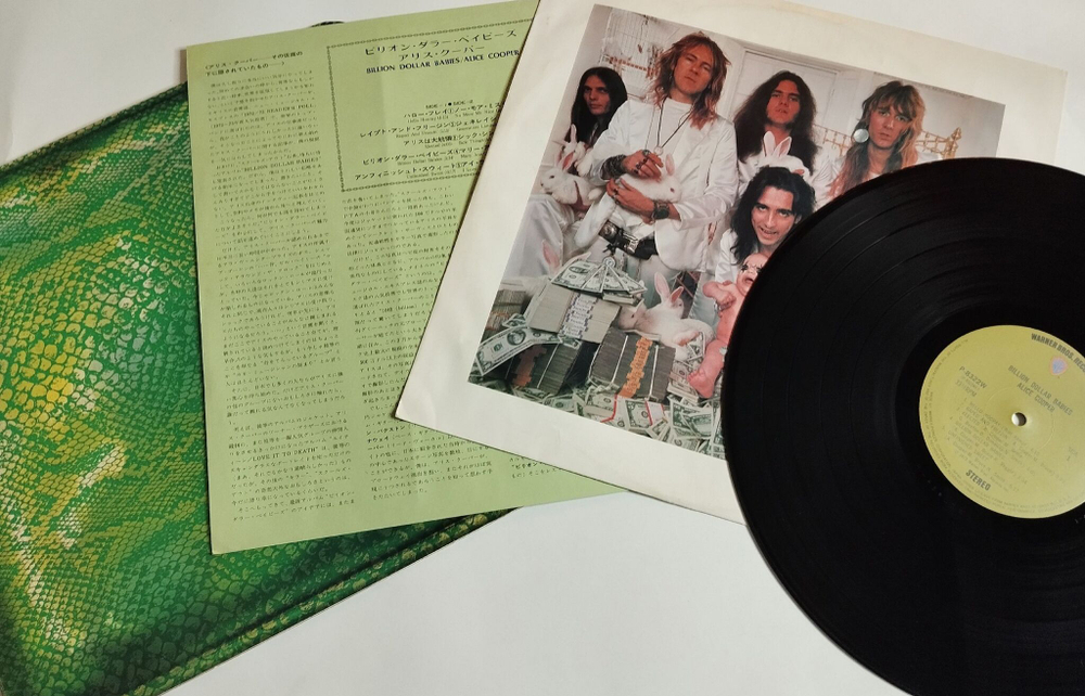 Винтажная виниловая пластинка LP Alice Cooper Billion Dollar Babies (Japan 1973) (No Obi)