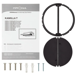 Встраиваемая вытяжка Krona KAMILLA T 600 INOX (1 мотор)