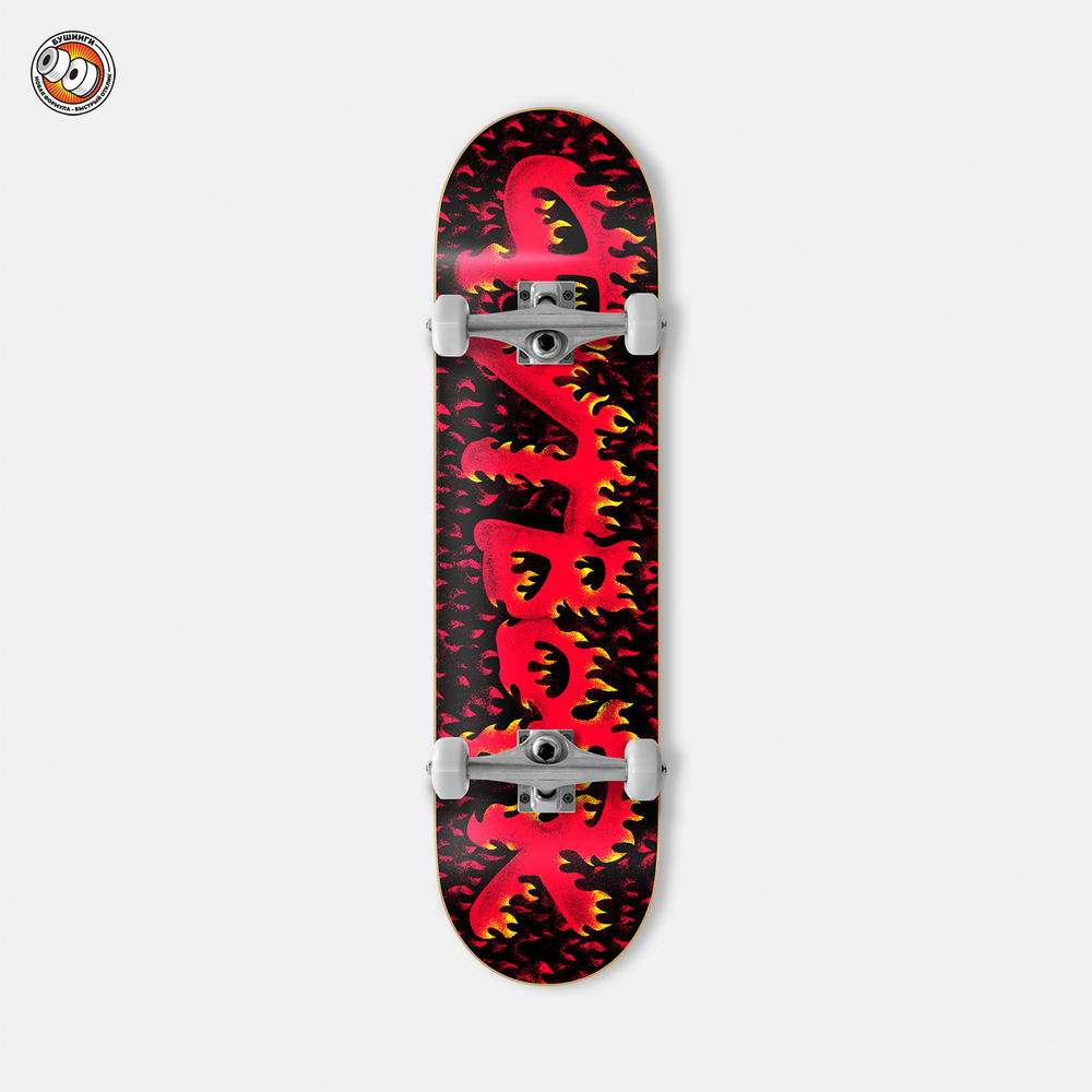 Скейтборд Футворк Flame Red 7.625"