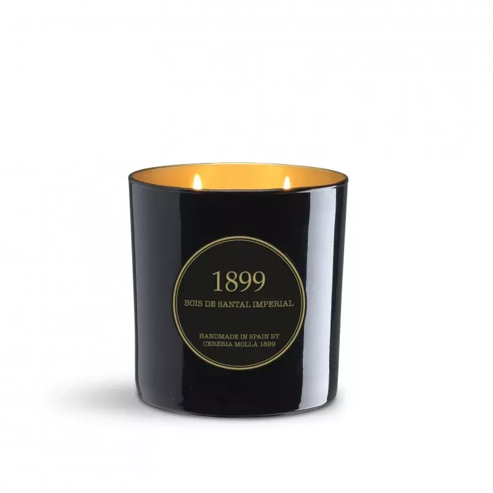 Cereria Molla - Свеча Премиум Bois de Santal 600г 2 фитиля 80ч / артикул   6651  / GTIN 8424405066515