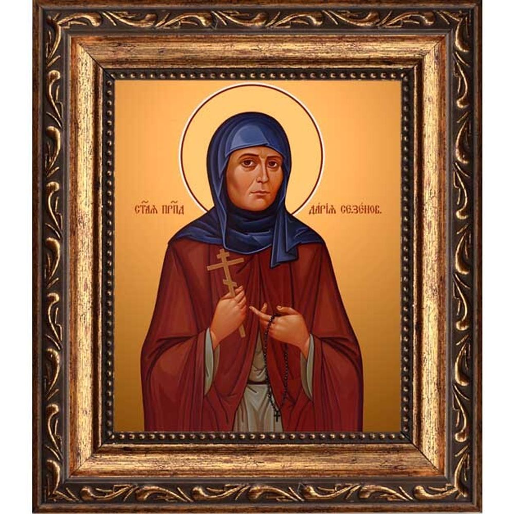 Дария Сезеновская (Лебедянская) преподобная старица. Икона на холсте.