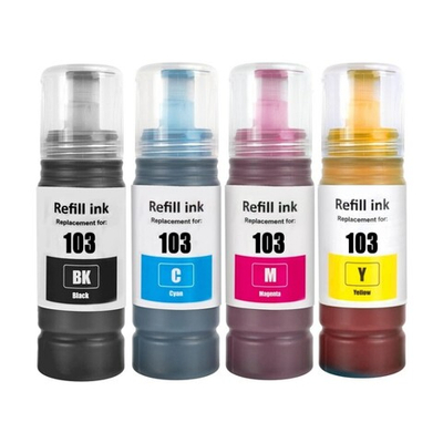 Набор чернил AQ, аналог Epson Multipack 103 для L3100/L3101/L3110/L3150/L3151 (CMY BK 4x70ml)