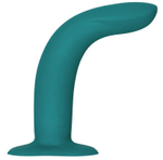 Зеленый гнущийся фаллоимитатор Limba Flex M - 18 см. (Цвет: зеленый)