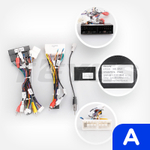 Комплект рамки с разъёмами 9" Kia Carnival 3 2014-2020 (накладка) (A) - Car-Smart 9550F1A