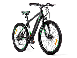 Электровелосипед Eltreco XT 600 Pro (Черно-зеленый)