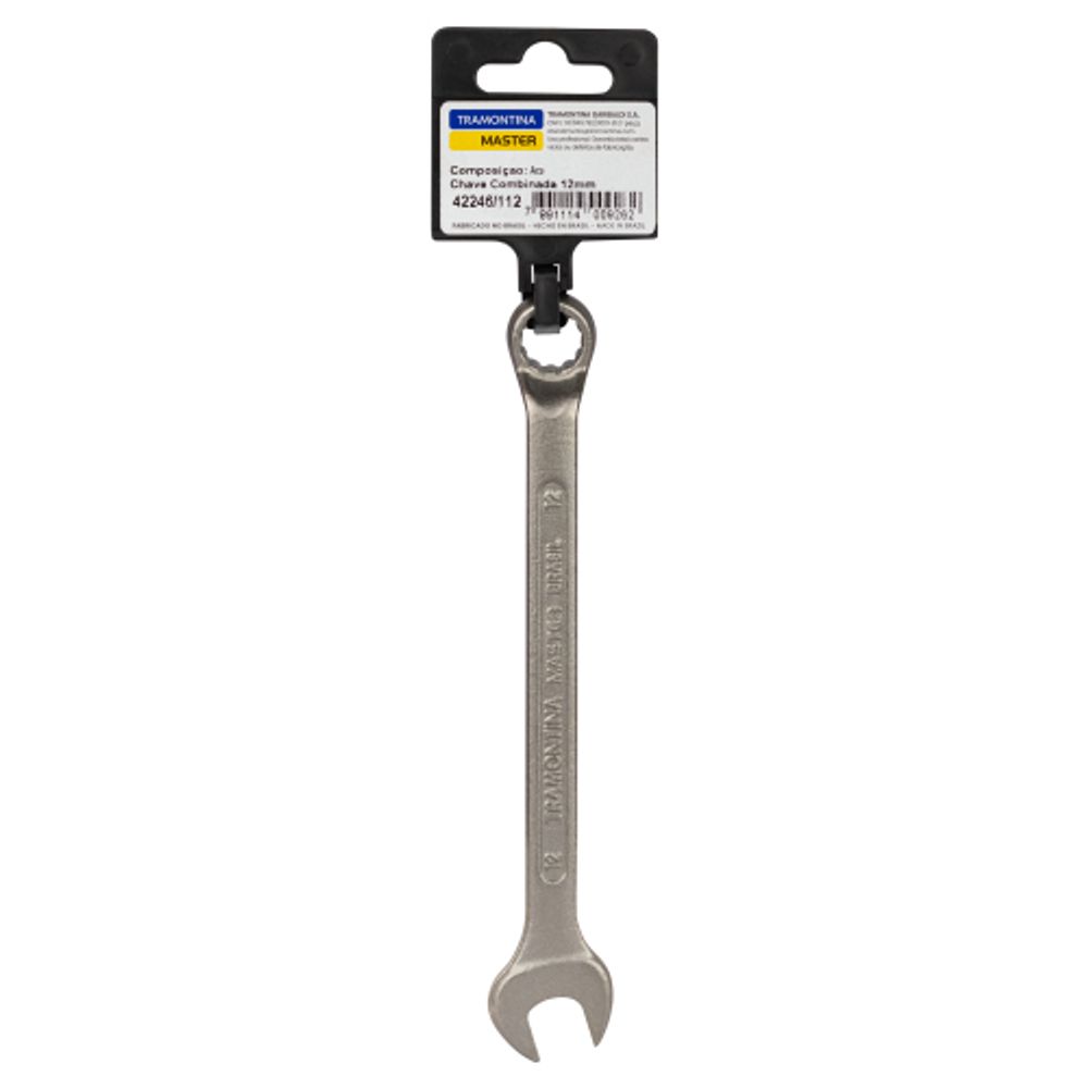 Ключ комбинированный Tramontina MASTER 42246/112 на 12 мм с хромированным покрытием | Tramontina