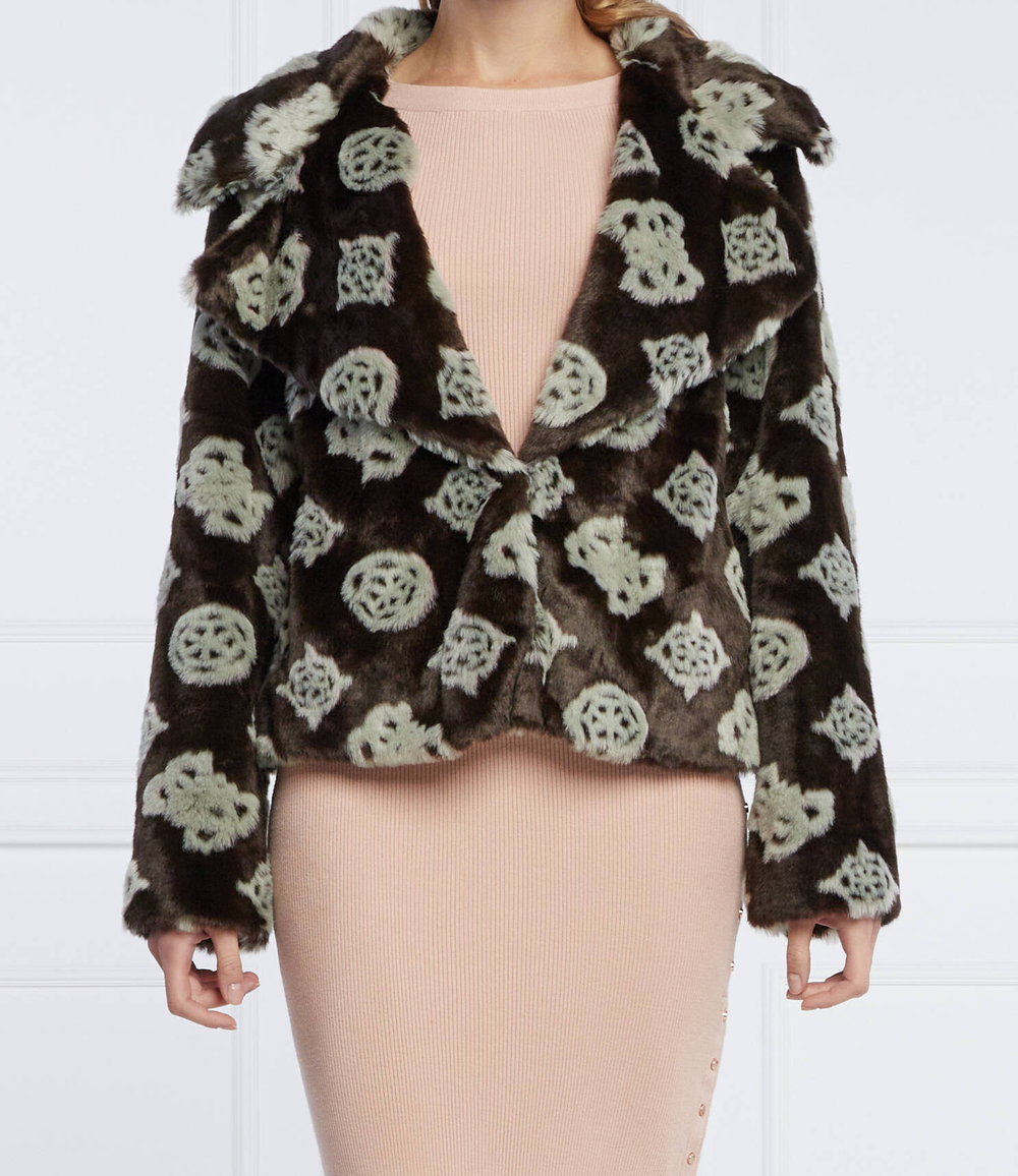 мех maddalena GUESS - коричневый(W1BL57 WE9V0)