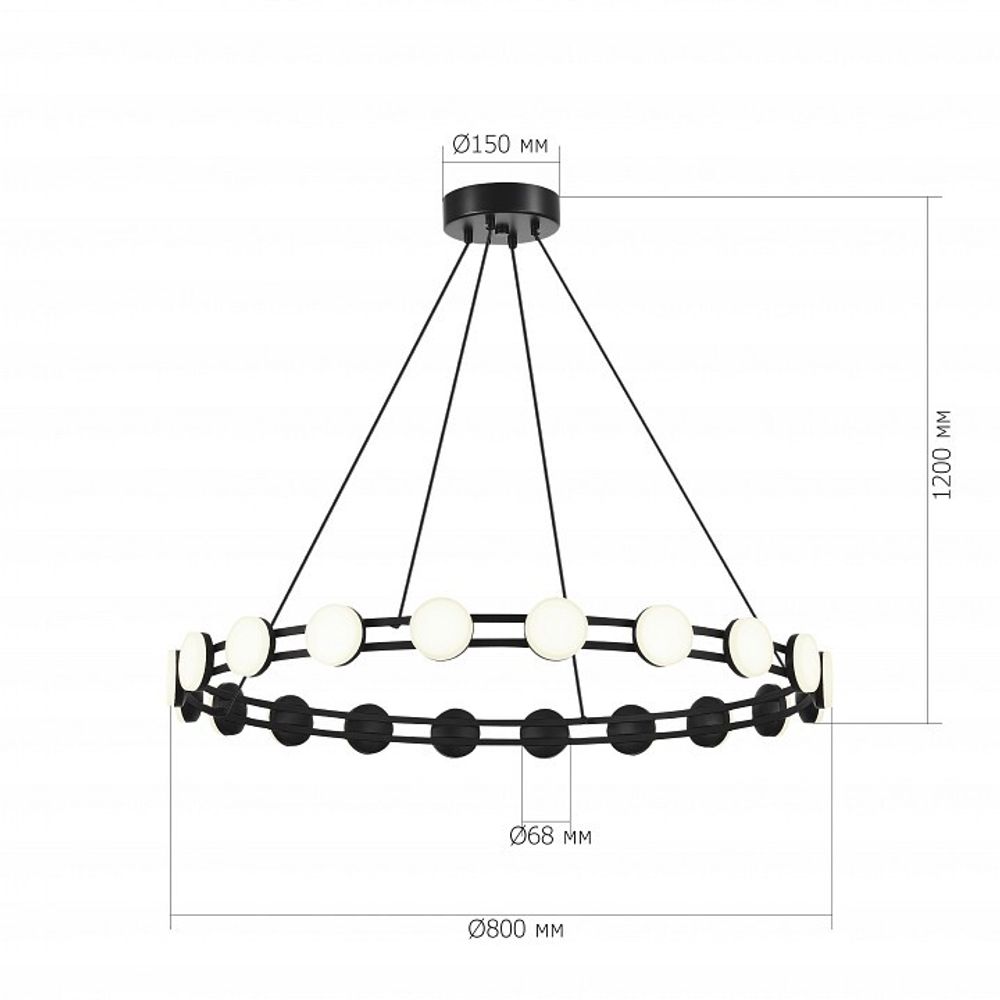 Подвесная люстра ST-Luce MONRO SL6610.403.20