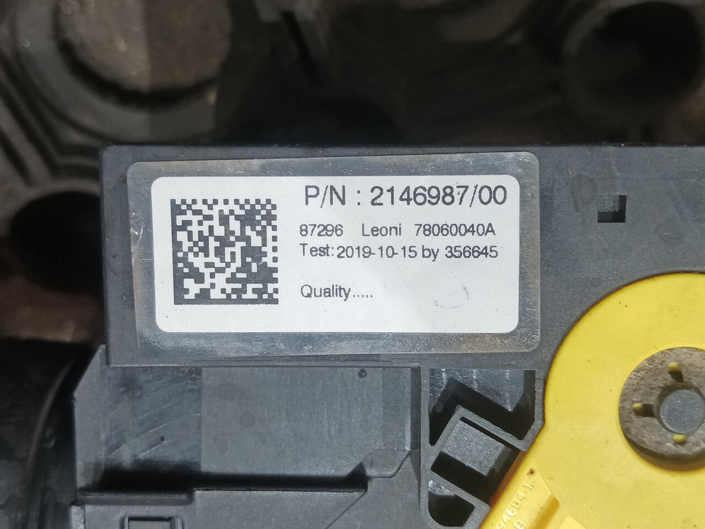 Проводка форсунок двигателя MX13 2019 год.