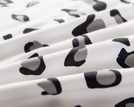 Табио (черно белый) КПБ сатин Евро 4н