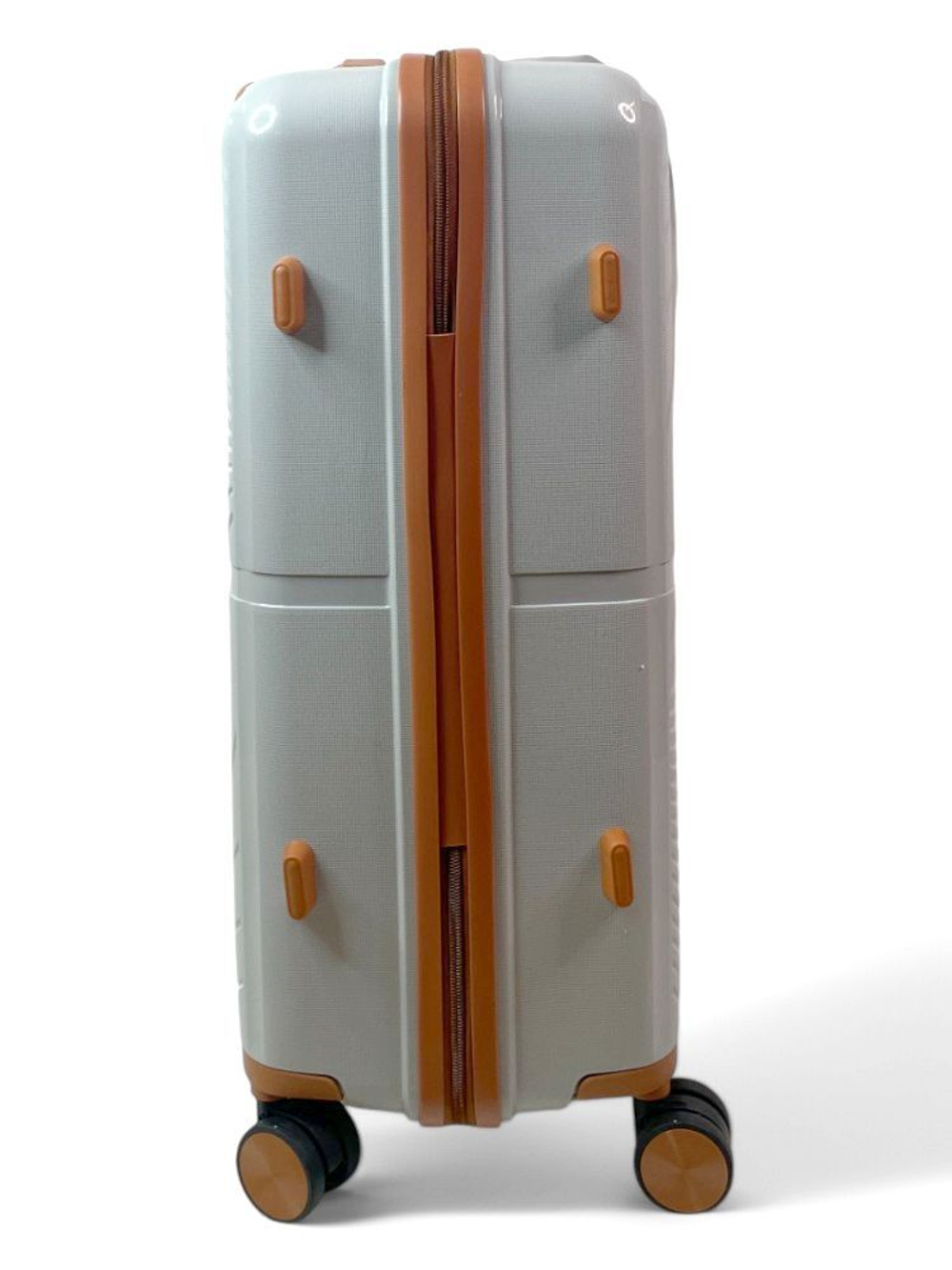 Средний чемодан Bon-Voyage PP Wave, Светло-серый, M