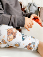 Комплект Mjölk Свитшот Графитовый серый/Легинсы Бабочки, уценка