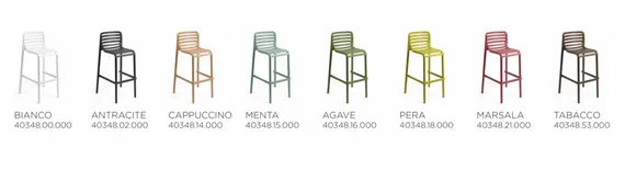 Барный стул Doga Stool 75 см, табак