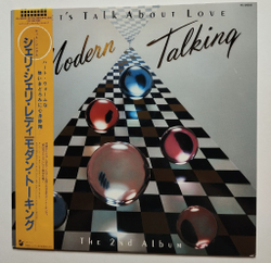 Винтажная виниловая пластинка LP Modern Talking Lets Talk About Love The 2nd Album (Japan 1986)