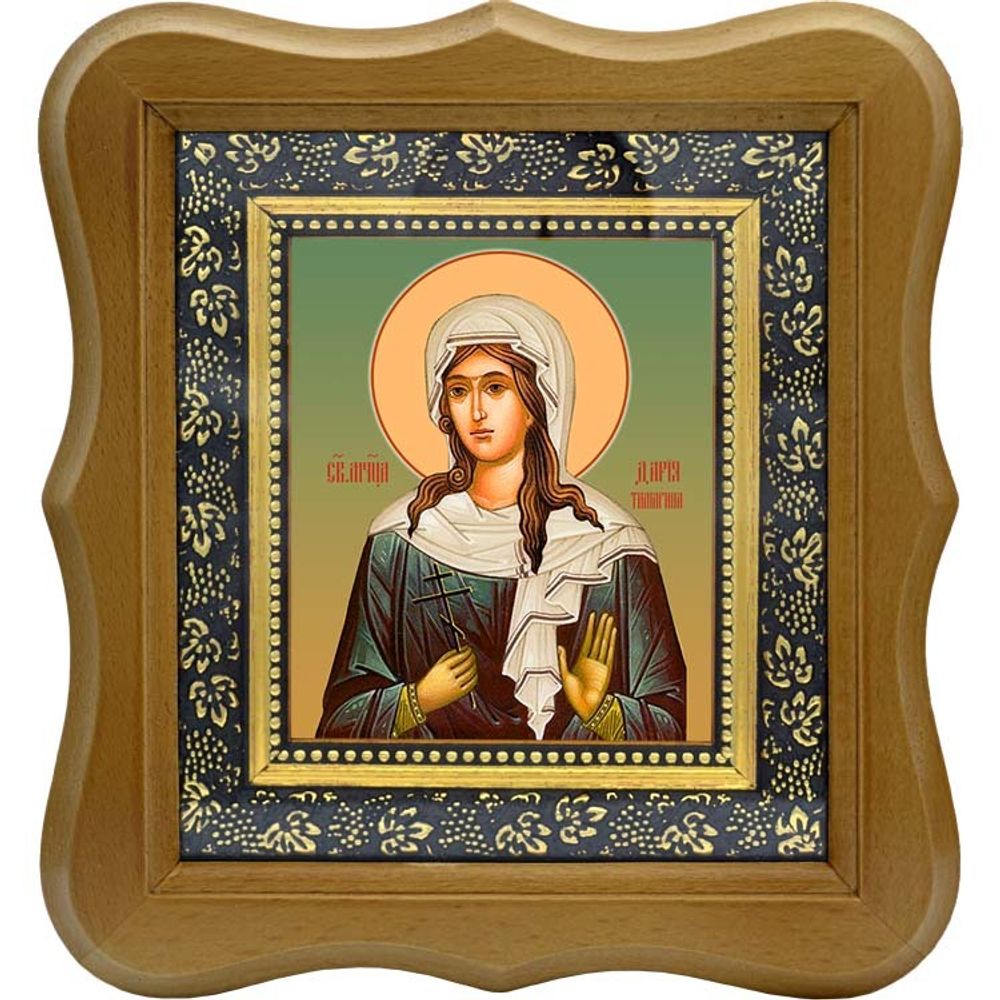 Дария Тимагина мученица. Икона на холсте.