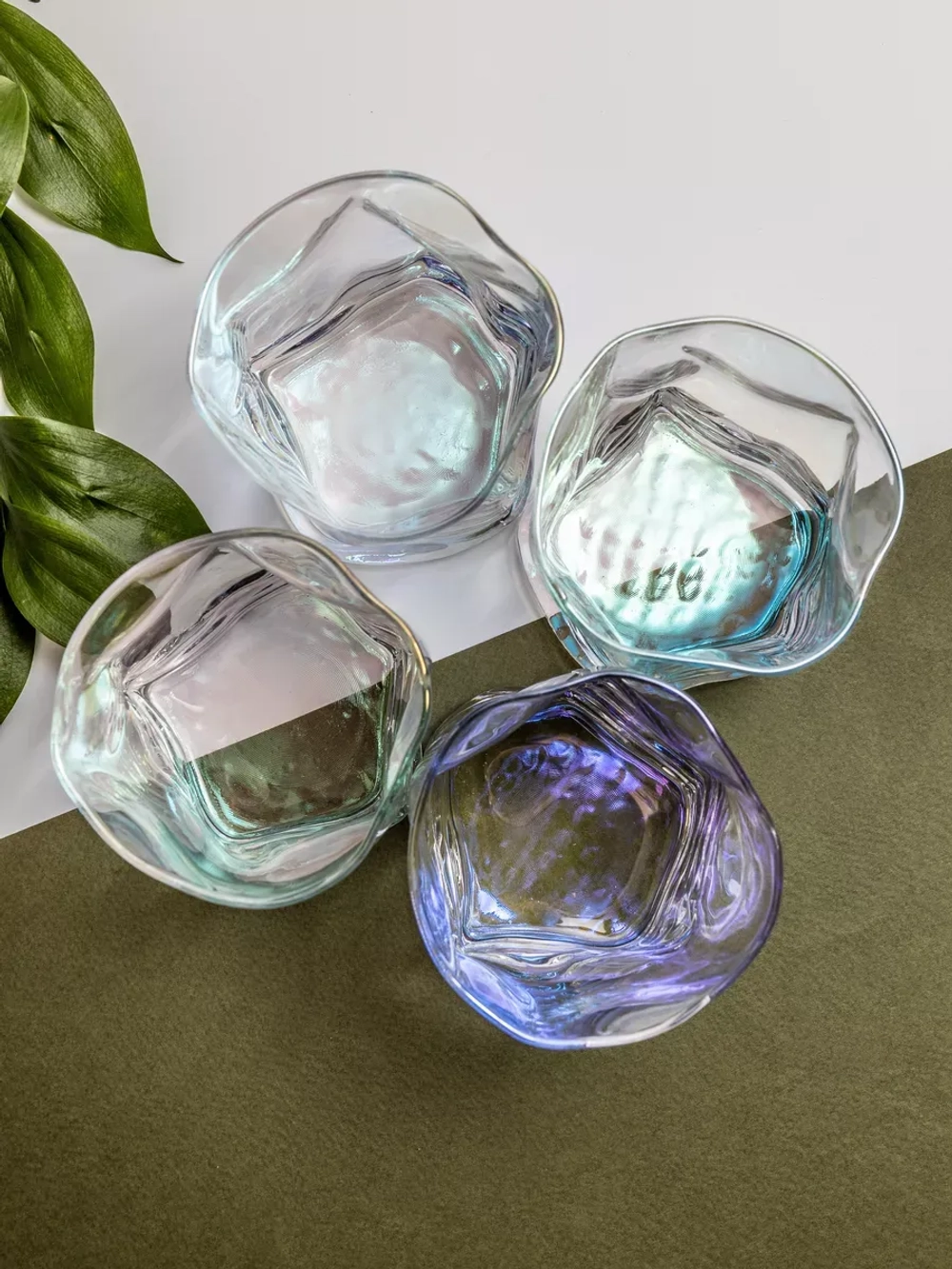 Набор бокалов для виски 6 шт. изогнутые