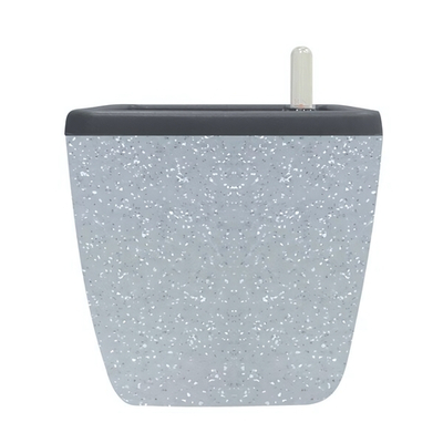 Горшок с автополивом InGreen Munchen D 210мм/5л с внутренней вставкой 2,2л, квадратный, светлый камень