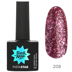 Гель-лак RockNail Insta Star 208 Rihanna, 10мл.