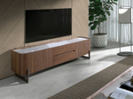 Тумба под ТВ 3250/437-F из ореха со столешницей из керамики