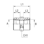 Соединение PS NPT 1.1/2 - NPT 1.1/2
