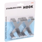 Крючки металлические надверные в наборе 2шт «ИДЕЯДОМА», нагрузка 2кг