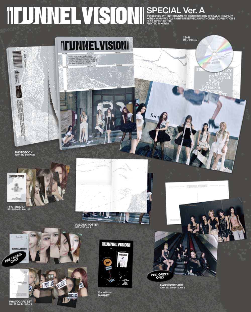Купить Альбом ITZY - TUNNEL VISION (SPECIAL Ver.) | Stars Store K