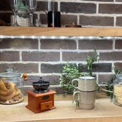 ULM-F42-3W-4200K SENSOR IP20 WHITE Комплект светодиодных полосок с датчиком движения 10Lux. Питание 4ААА. 150Lm. Белый. ТМ Uniel