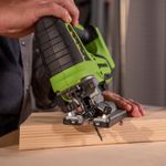 Лобзик акк. Greenworks GD24JS120, 24V, б/щет, 120 мм, 0-3500/мин, 4-ст.маятник, алю.подошва,LED,1х2Ач,ЗУ,кор (3601407CUA)