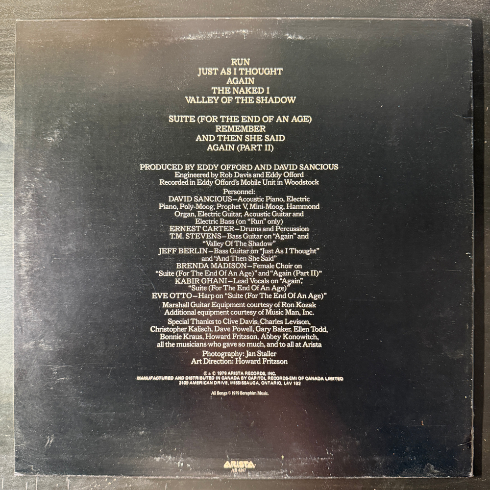 David Sancious – Just As I Thought (Канада 1979г.)