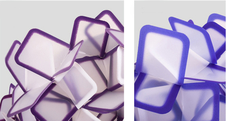 Pendant design lamp Clizia by Slamp D70 (purple)