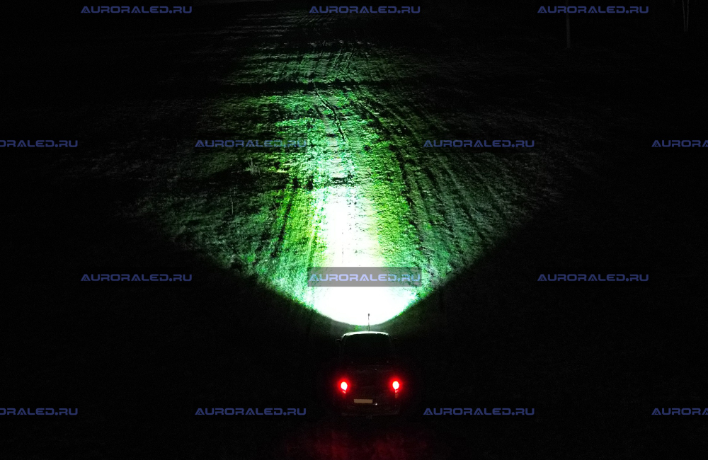 Зеркало заднего вида Aurora 2" дальнего белого света ALO-W-4.5-P4T3