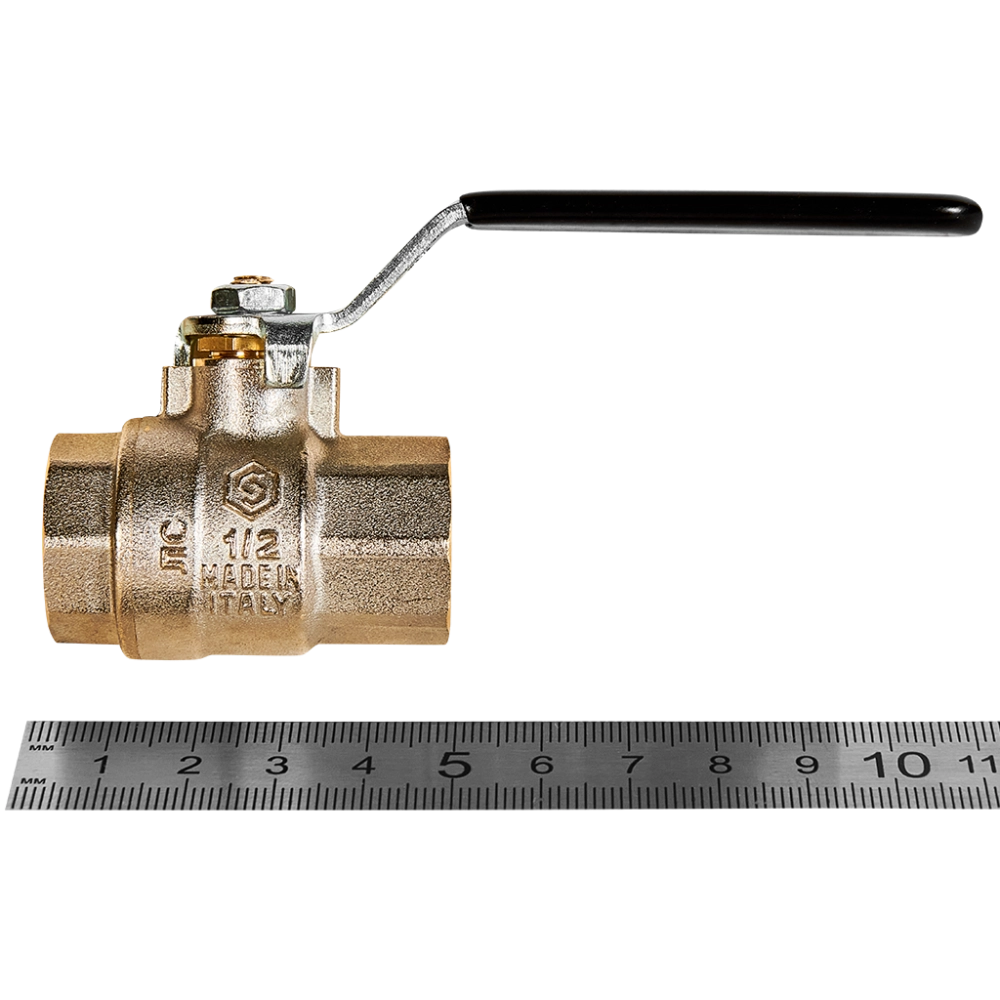 STOUT Кран шаровой полнопроходной, ВР/ВР, ручка рычаг 1/2*