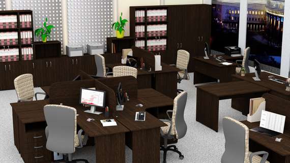 Офисная мебель Стандарт-Pro венге