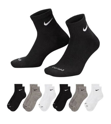 Теннисные носки Nike Everyday Plus Cushion Crew 6P - multicolor