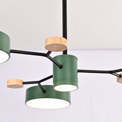 Люстра На Штанге Meade 4 Lamps Green By Imperiumloft