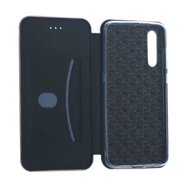 Чехол-книжка кожаный Innovation Case для Xiaomi Mi 9 (6.39") Розовое золото