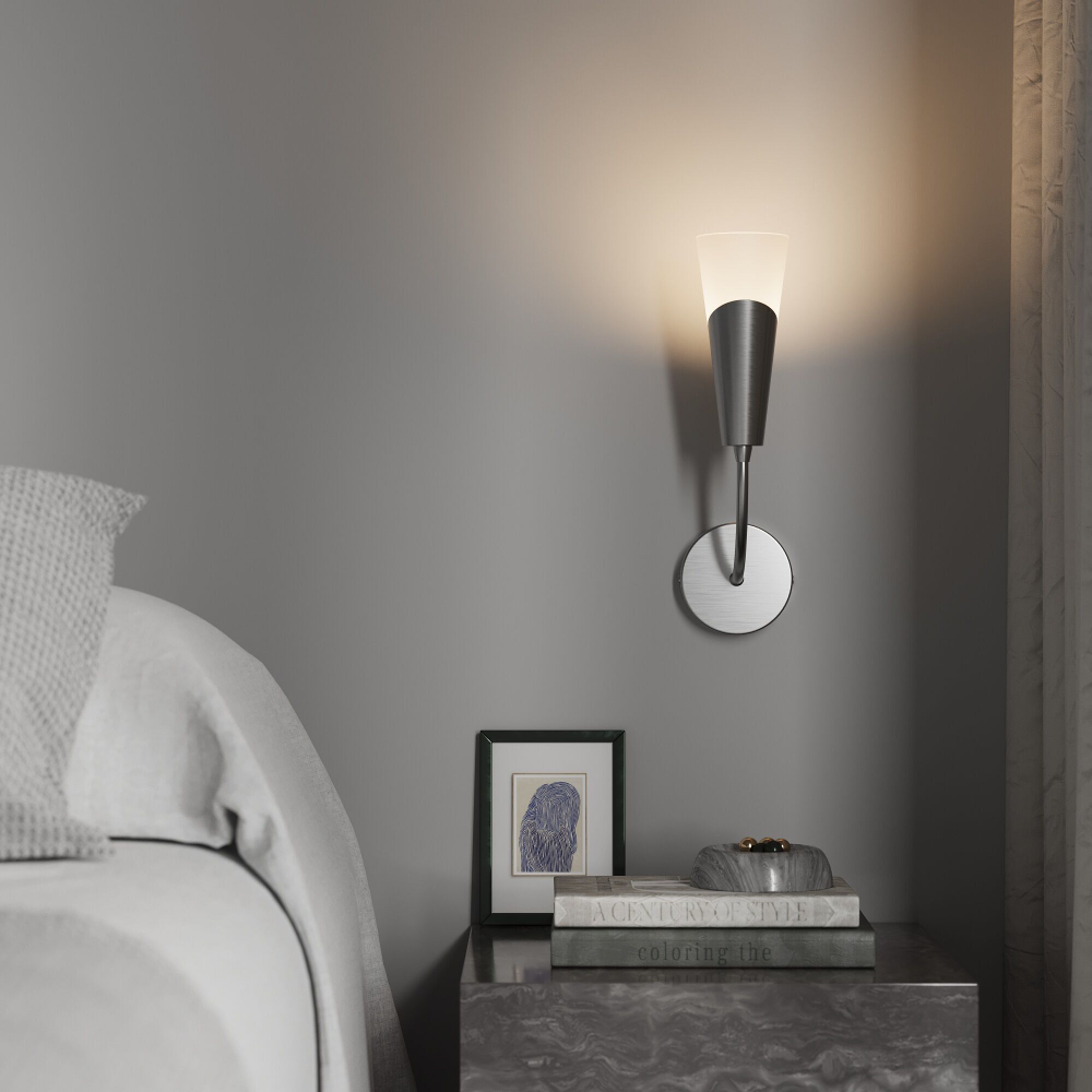 Настенный светильник Eurosvet Rhyton 60167/1 никель