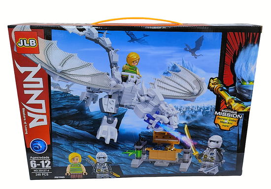 Конструктор JLB Ninja  "Ледяной дракон" , 248 деталей