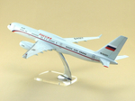 Модель самолета Ту-214ПУ (М1:100 СЛО России)