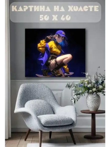 Картина на стену 40 X 50 Аниме