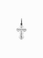 Крест из серебра/Чернение/С подвижным ухом