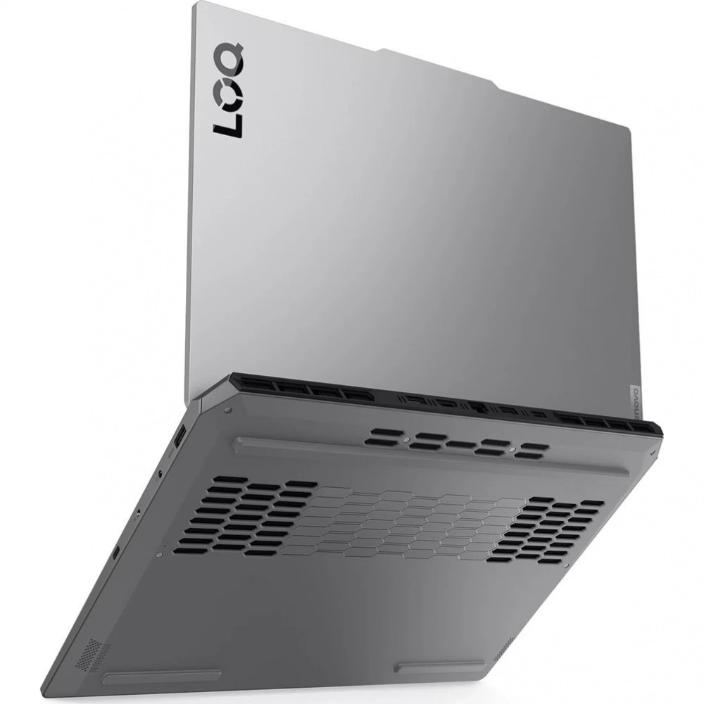 Ноутбук Lenovo LOQ 15AHP10 AMD Ryzen 7 250/16Gb (1*16 D5)/SSD512Gb/RTX5060 8Gb (100W)/15.6"/IPS/FHD/1920x1080/144Hz/Win11 (SL English)/RJ-45/Luna Grey/2.4kg (83JG007PUS)