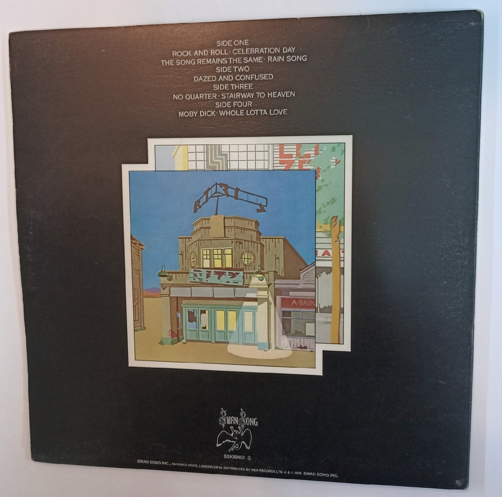 Led Zeppelin The Soundtrack From The Film The Song Remains The Same (UK 1976)