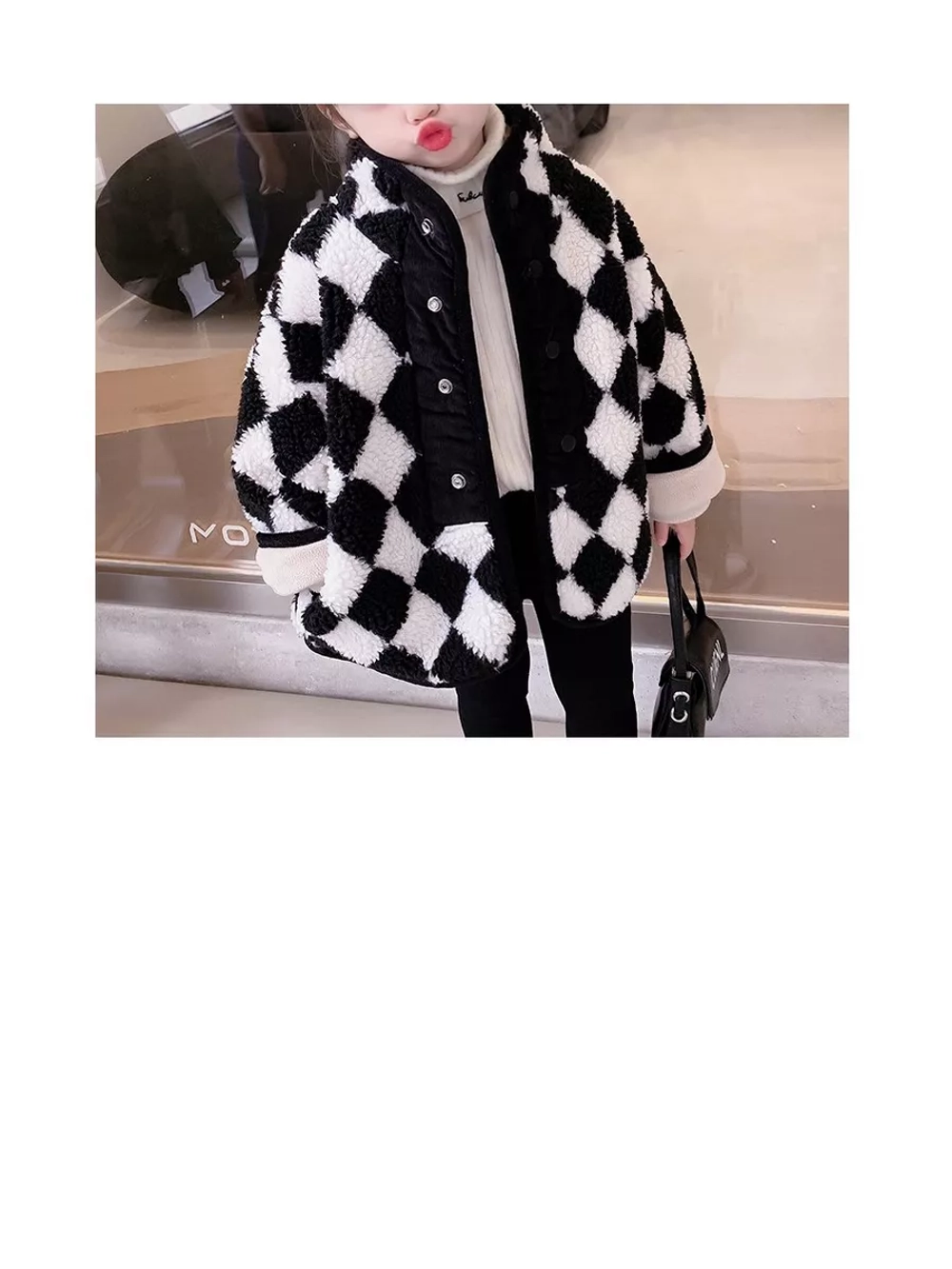 Пальто тедди демисезонное