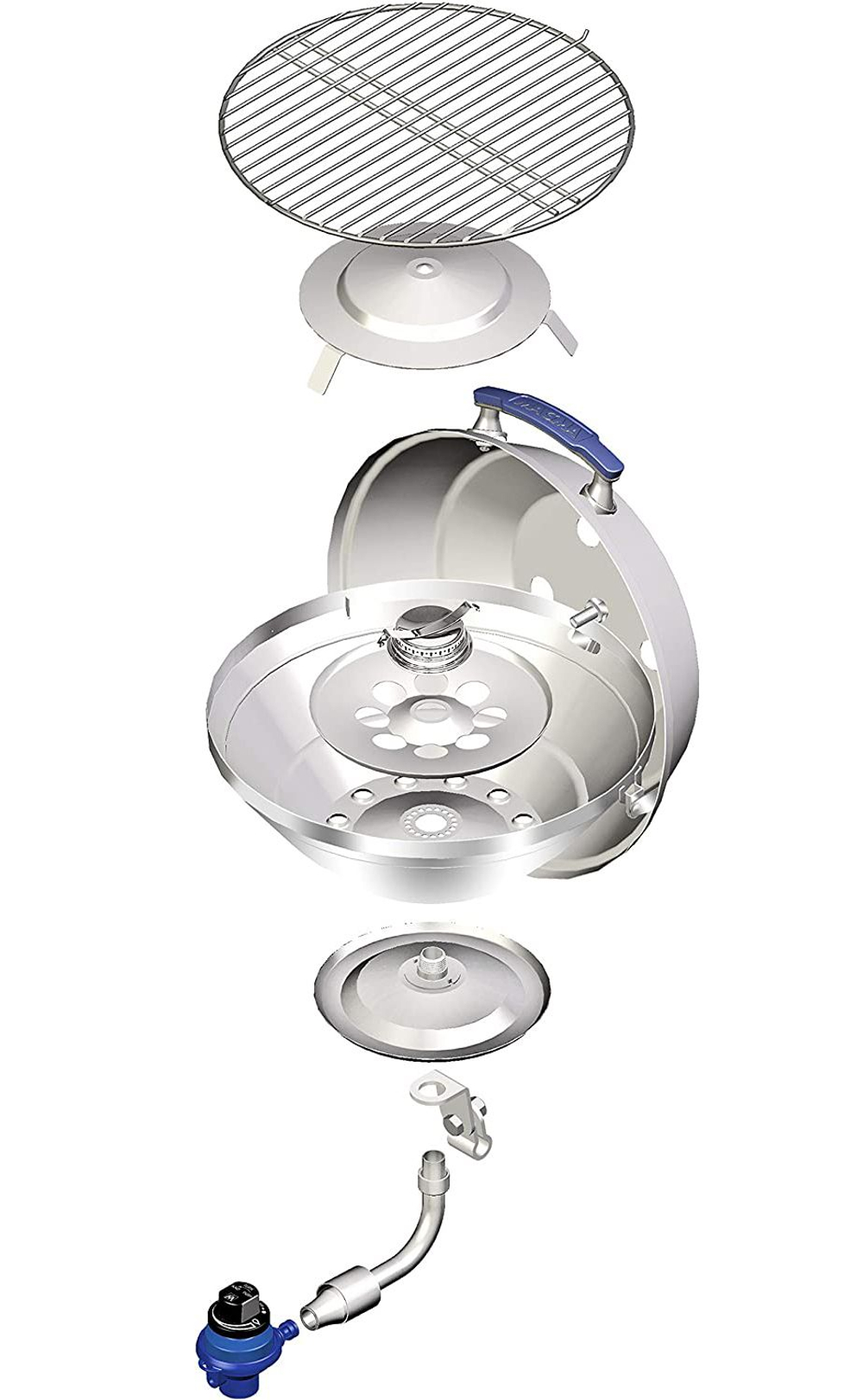 Мангал (гриль) угольный, 38 см (10014646)