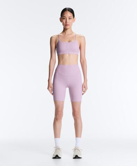 OYSHO Легинсы-велосипедки Comfortlux с высокой посадкой длиной 20 см, сиреневый