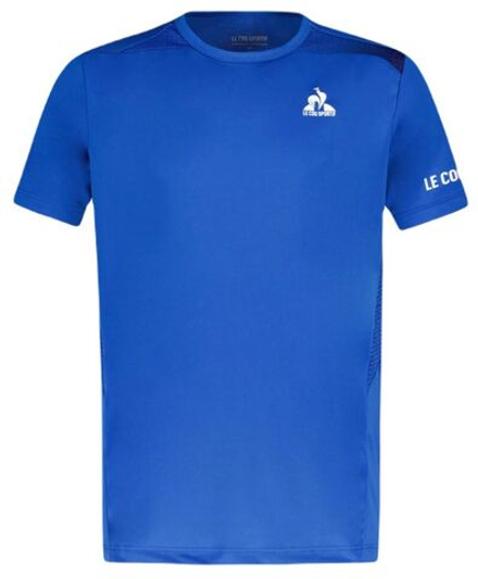 Детская теннисная футболка Le Coq Sportif Kids Tennis Pro T-Shirt Short Sleeve N°1 - Blue