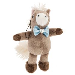GAEM Игрушка набивная "Лошадка", с цепочкой, L10 W10 H14 см, 3в.