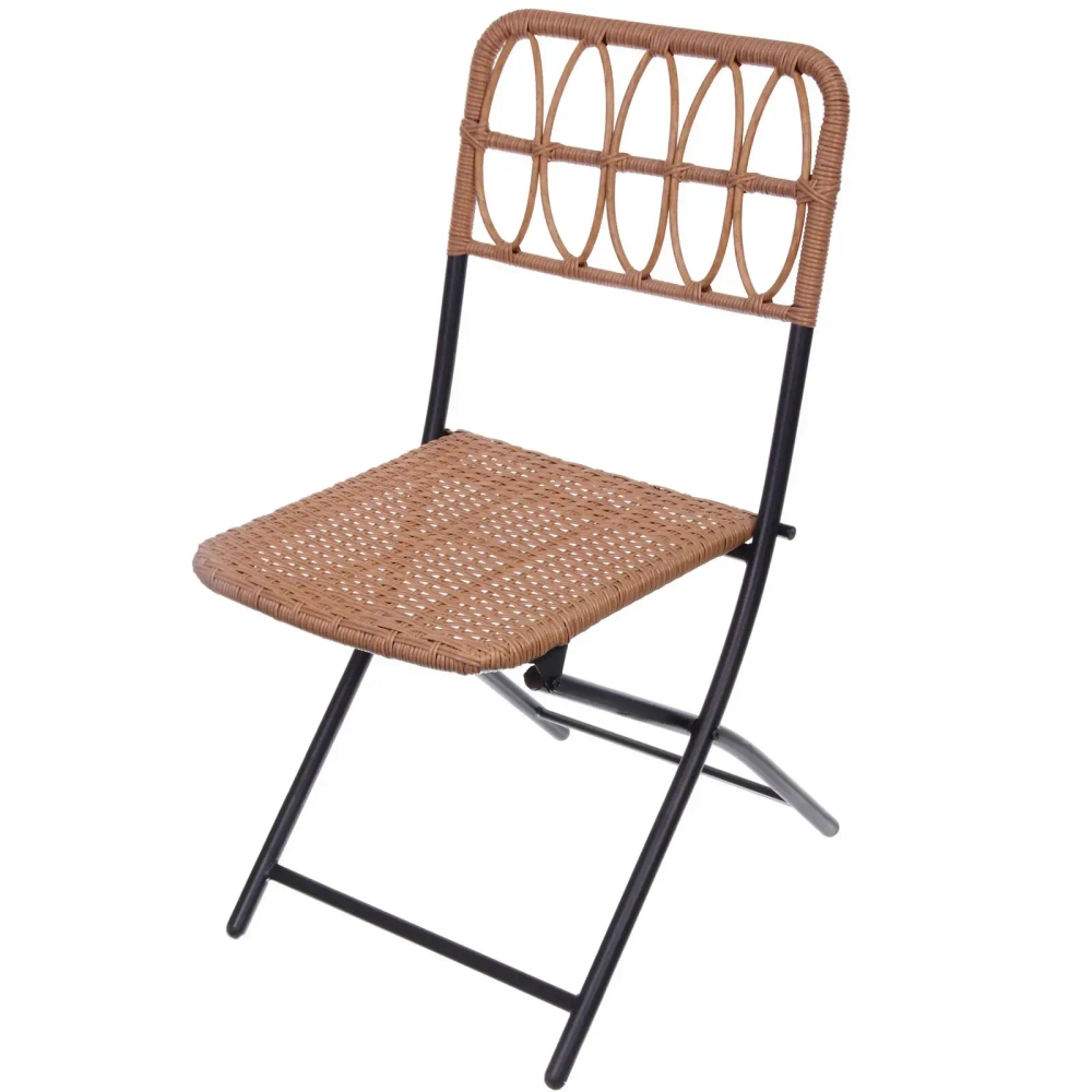 Набор садовой мебели складной «Дачная симфония» DS-R127: стол 60*70 см, 2 стула 54*46*85 см, бежевый