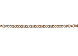 Цепь ролло длина 40 см Ø 0.60 мм (красное золото 585 проба)